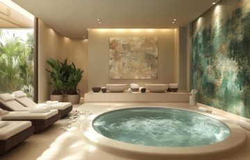 a-spa-room-with-a-large-jacuzzi-tub-free-photo